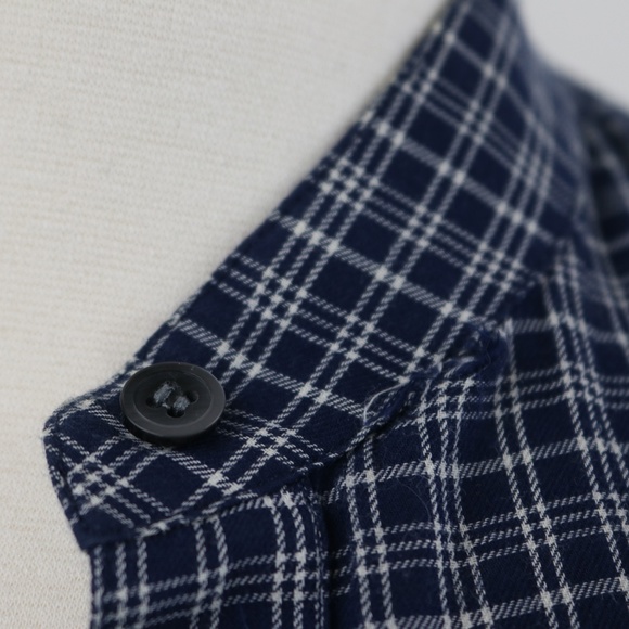 Madewell Navy Button Down S Top - Picture 8 of 8